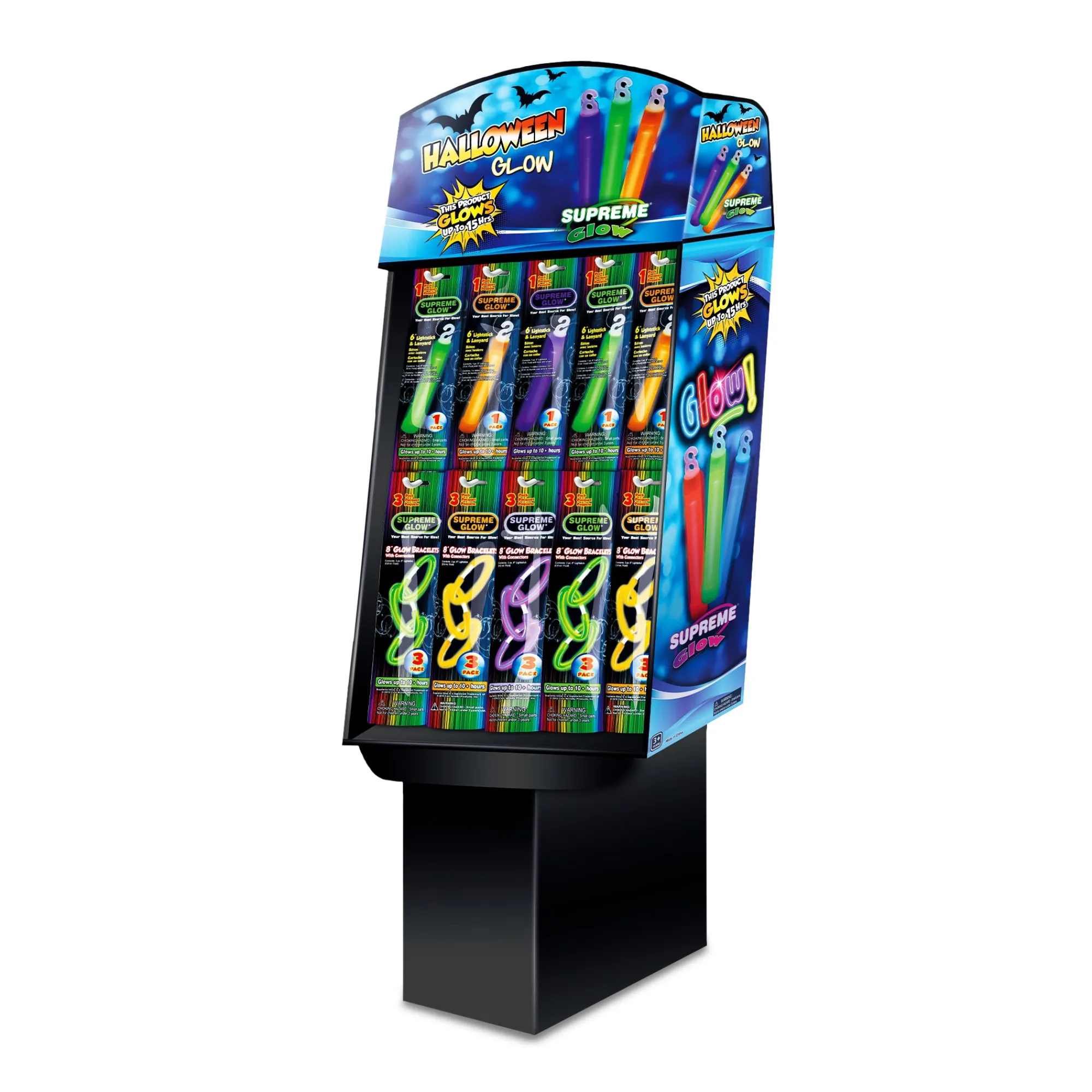 Online Windy City Novelties Halloween Glow Retail Floor Display