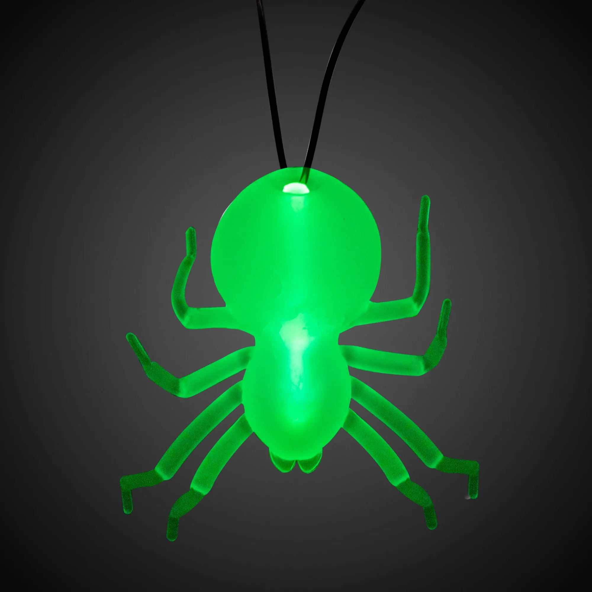 Best Windy City Novelties Halloween Glow Spider Necklaces Retail Hanging Display