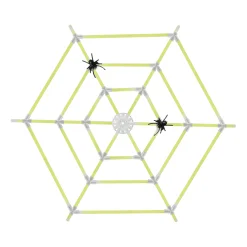 Discount Windy City Novelties Halloween Glow Spider Web Kits Retail Hanging Display