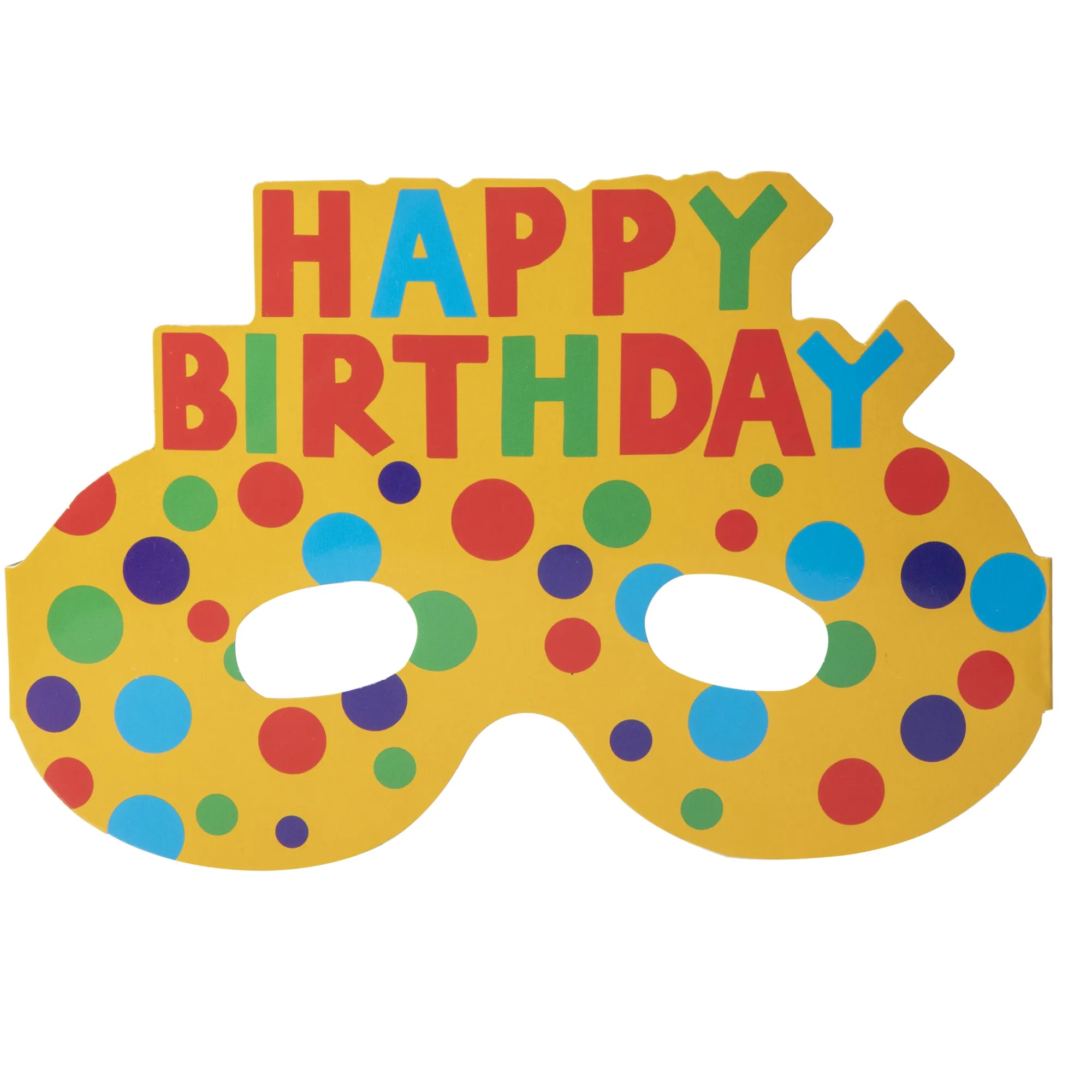 Windy City Novelties Happy Birthday Cardboard Glasses