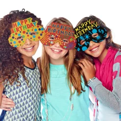 Windy City Novelties Happy Birthday Cardboard Glasses