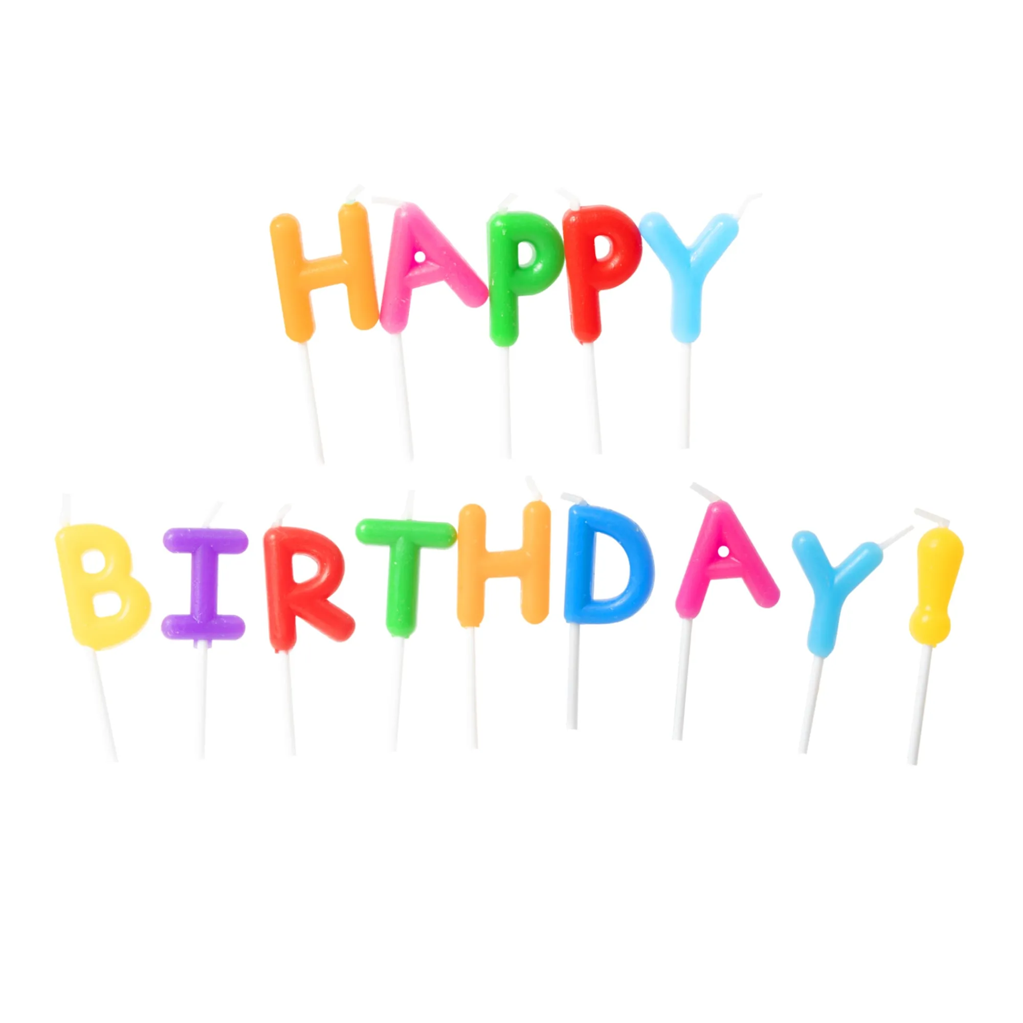 New Windy City Novelties Happy Birthday Pick Candles