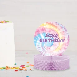 Outlet Windy City Novelties Happy Birthday Tie Dye Centerpiece