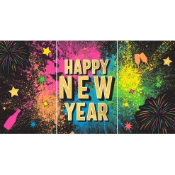 Hot Windy City Novelties Happy New Year Banner