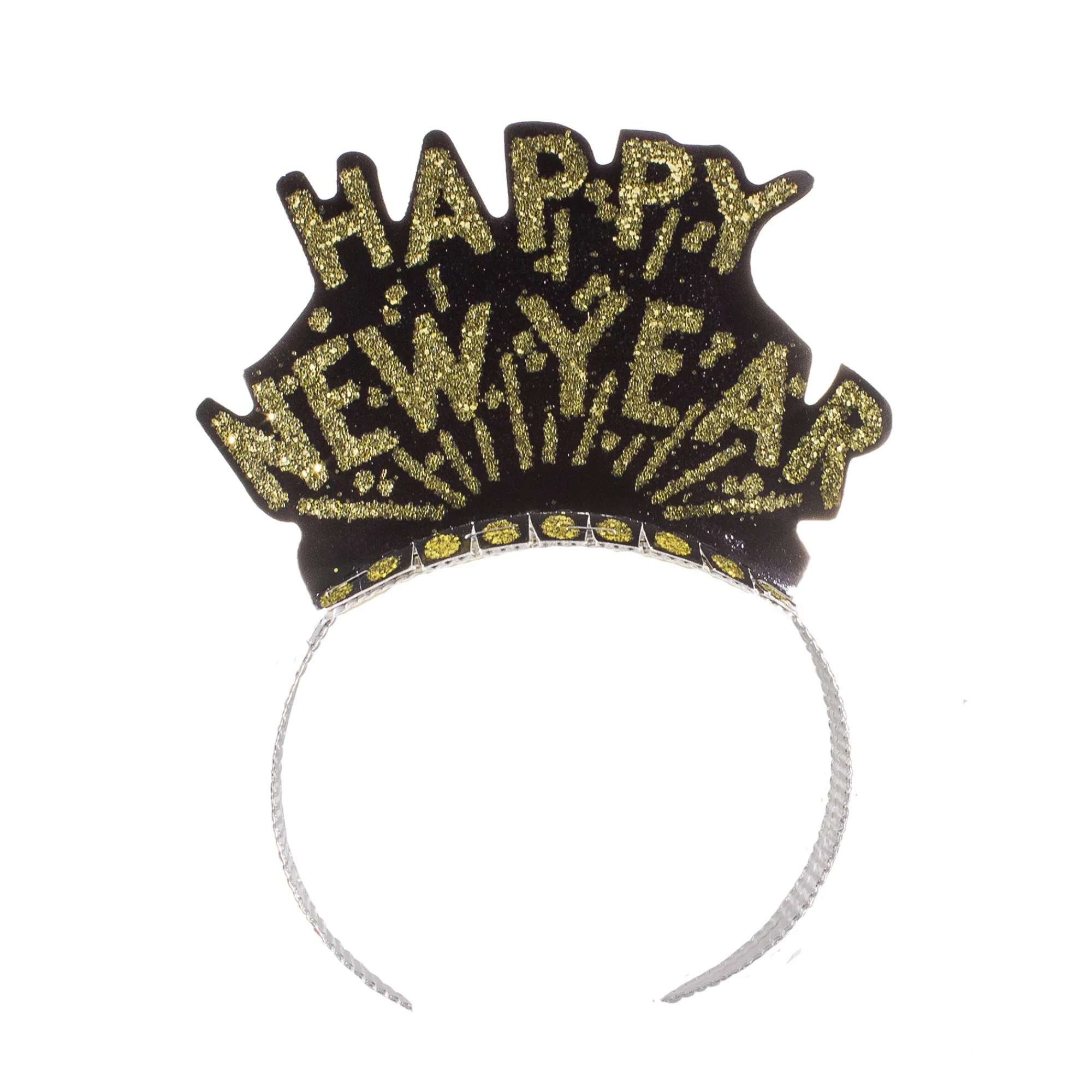 Outlet Windy City Novelties Happy New Year Black & Gold Tiaras