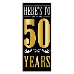 Discount Windy City Novelties Here's to 50 Years Door Cover