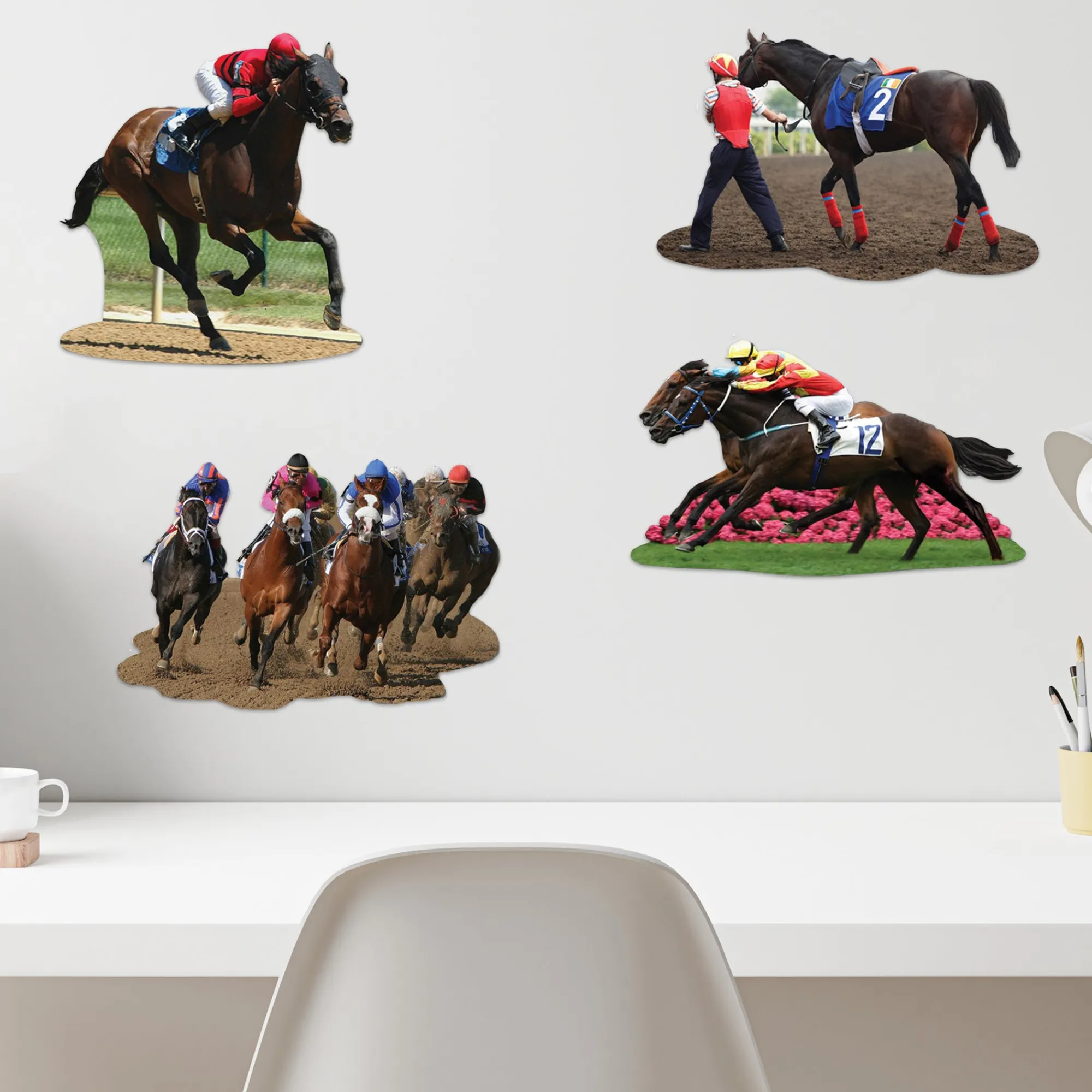 Outlet Windy City Novelties Horse Racing Cutouts