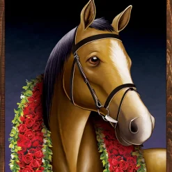 Online Windy City Novelties Horse Racing Door Cover