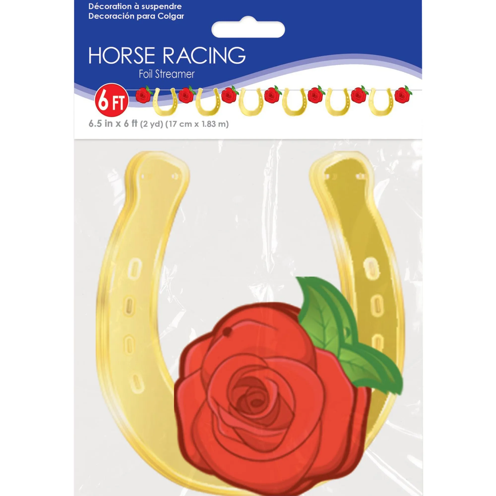 Clearance Windy City Novelties Horse Racing Foil Streamer