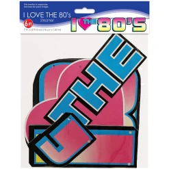 Outlet Windy City Novelties I Love The 80's Streamer