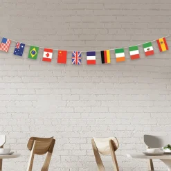 New Windy City Novelties International Flags Banner