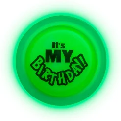 Hot Windy City Novelties It's My Birthday Green Glow Badge