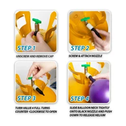 Windy City Novelties Jumbo Helium Party Kit