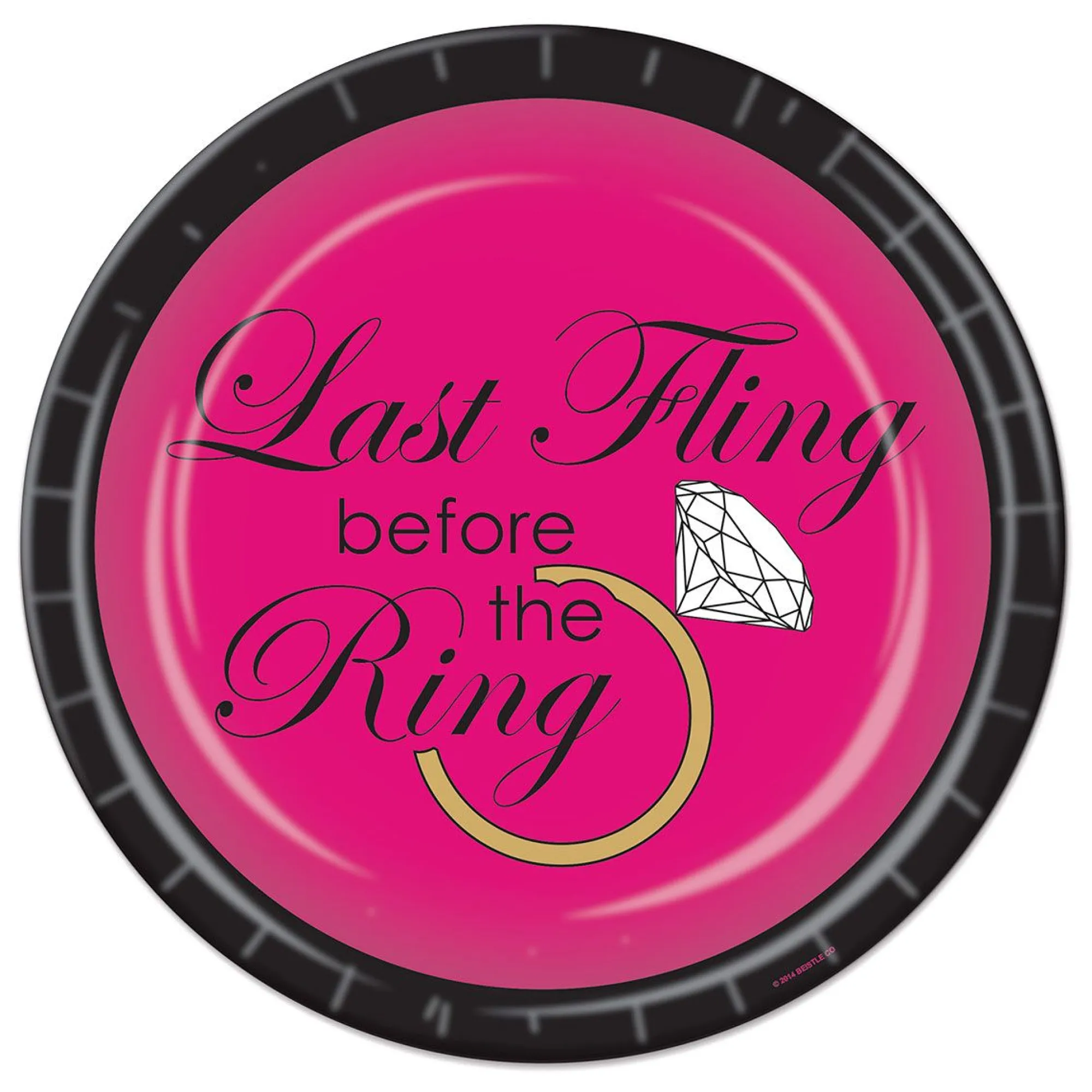 Best Windy City Novelties Last Fling Bachelorette Party 9" Plates