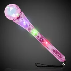 Best Windy City Novelties LED Assorted Clear Microphones Assorted Colors