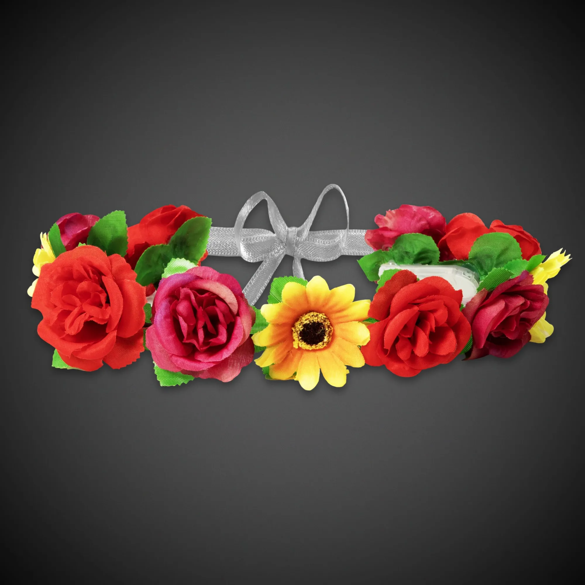 New Windy City Novelties LED Assorted Flowers Halo Headband