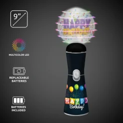 Clearance Windy City Novelties LED Birthday Coin Spinner Wand