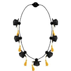 Discount Windy City Novelties LED Black Graduation Caps Necklace