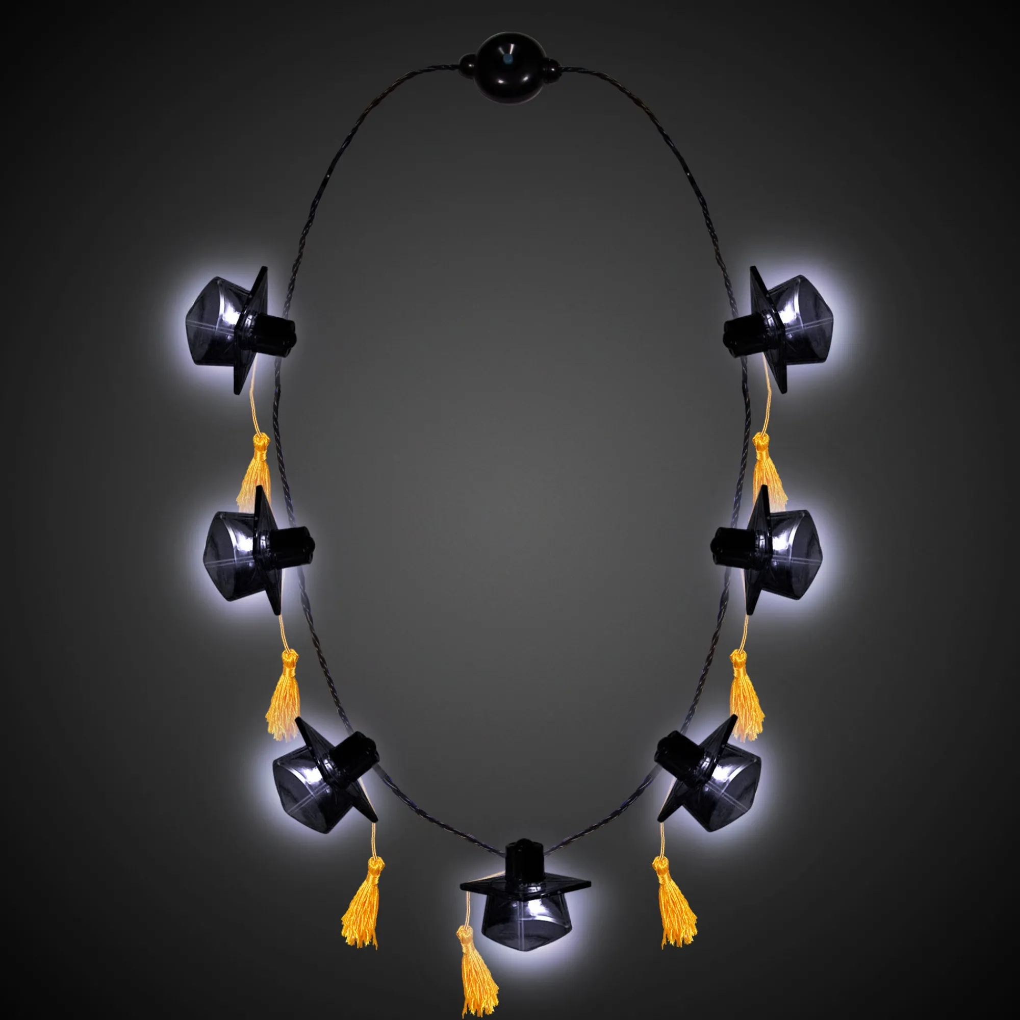 Discount Windy City Novelties LED Black Graduation Caps Necklace