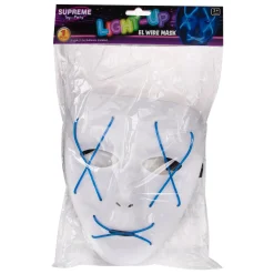 Hot Windy City Novelties LED Blue EL Wire Mask