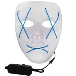 Hot Windy City Novelties LED Blue EL Wire Mask
