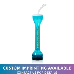 Discount Windy City Novelties LED Flashing 17 oz. Yard Glass Blue