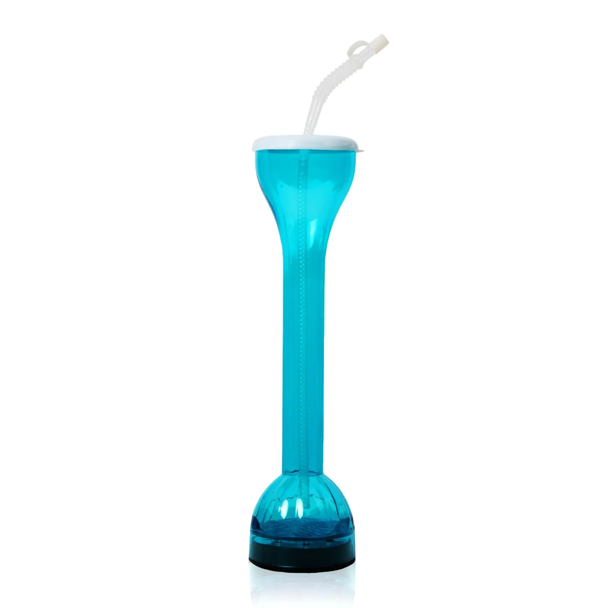 Discount Windy City Novelties LED Flashing 17 oz. Yard Glass Blue