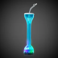 Discount Windy City Novelties LED Flashing 17 oz. Yard Glass Blue