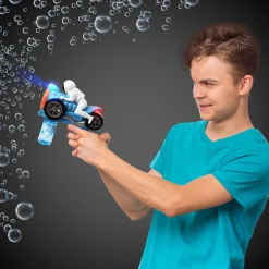 Online Windy City Novelties LED Blue Motorcycle Bubble Gun