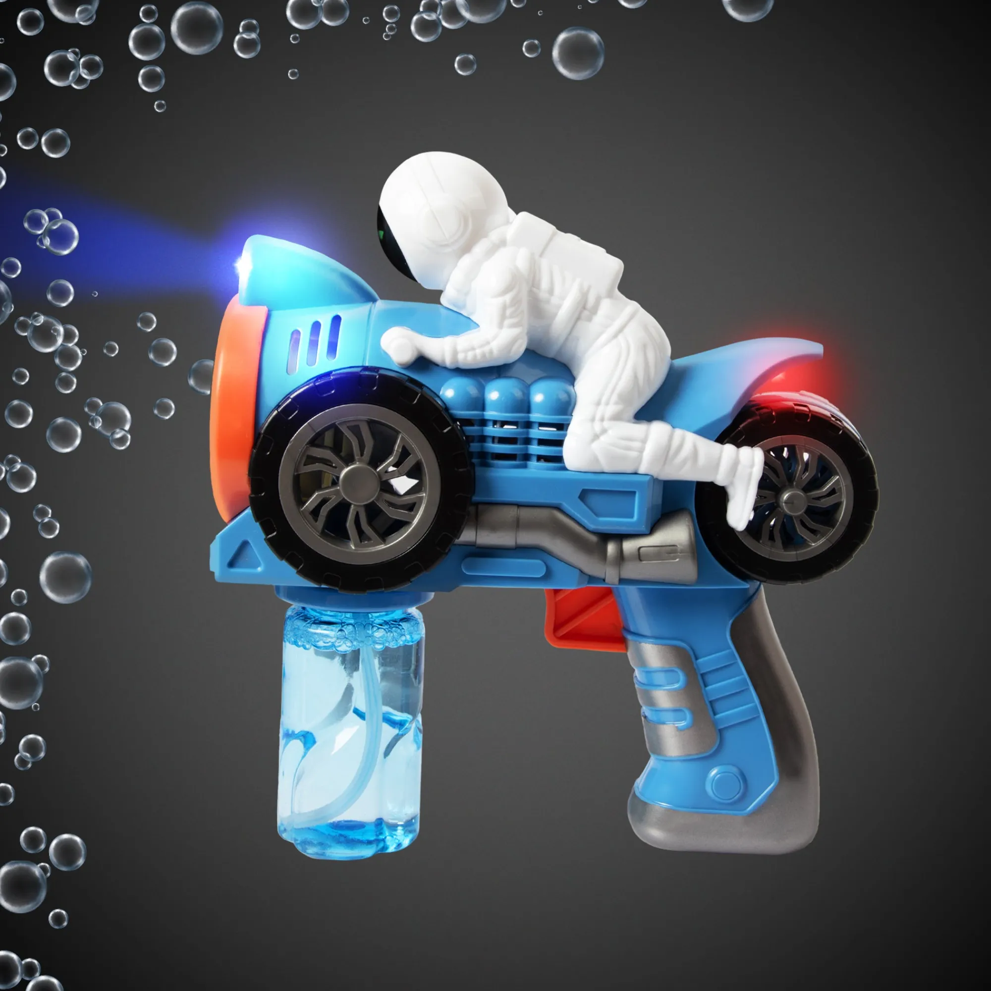 Online Windy City Novelties LED Blue Motorcycle Bubble Gun