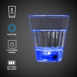 New Windy City Novelties LED 2 oz. Shot Glass Blue
