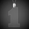 Clearance Windy City Novelties LED Blue #1 Pendant Necklace