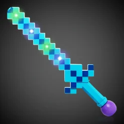Sale Windy City Novelties LED Blue Pixel Bubble Sword