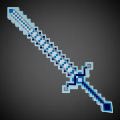 Hot Windy City Novelties LED Blue Pixel Sword