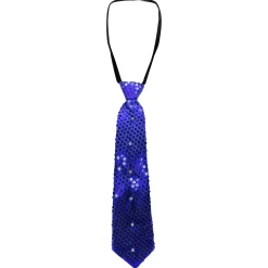 Online Windy City Novelties LED Blue Sequin Necktie