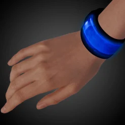 Hot Windy City Novelties LED Slap Bracelet Blue