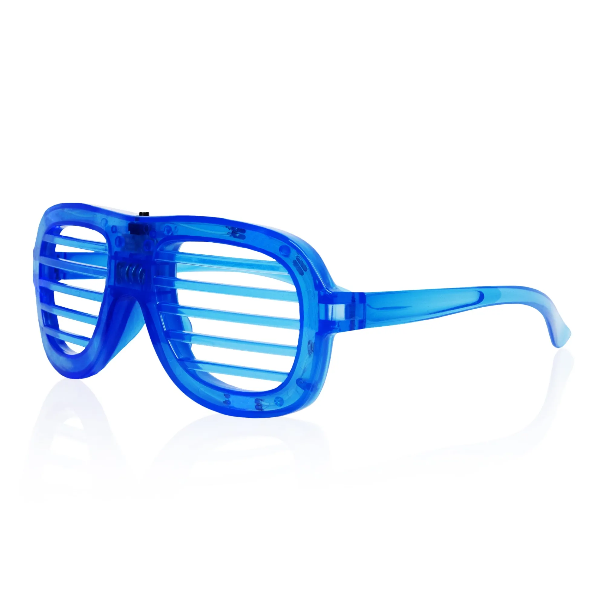 Discount Windy City Novelties LED Slotted Glasses Blue