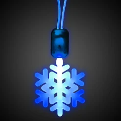 Online Windy City Novelties LED Blue Snowflake Necklace