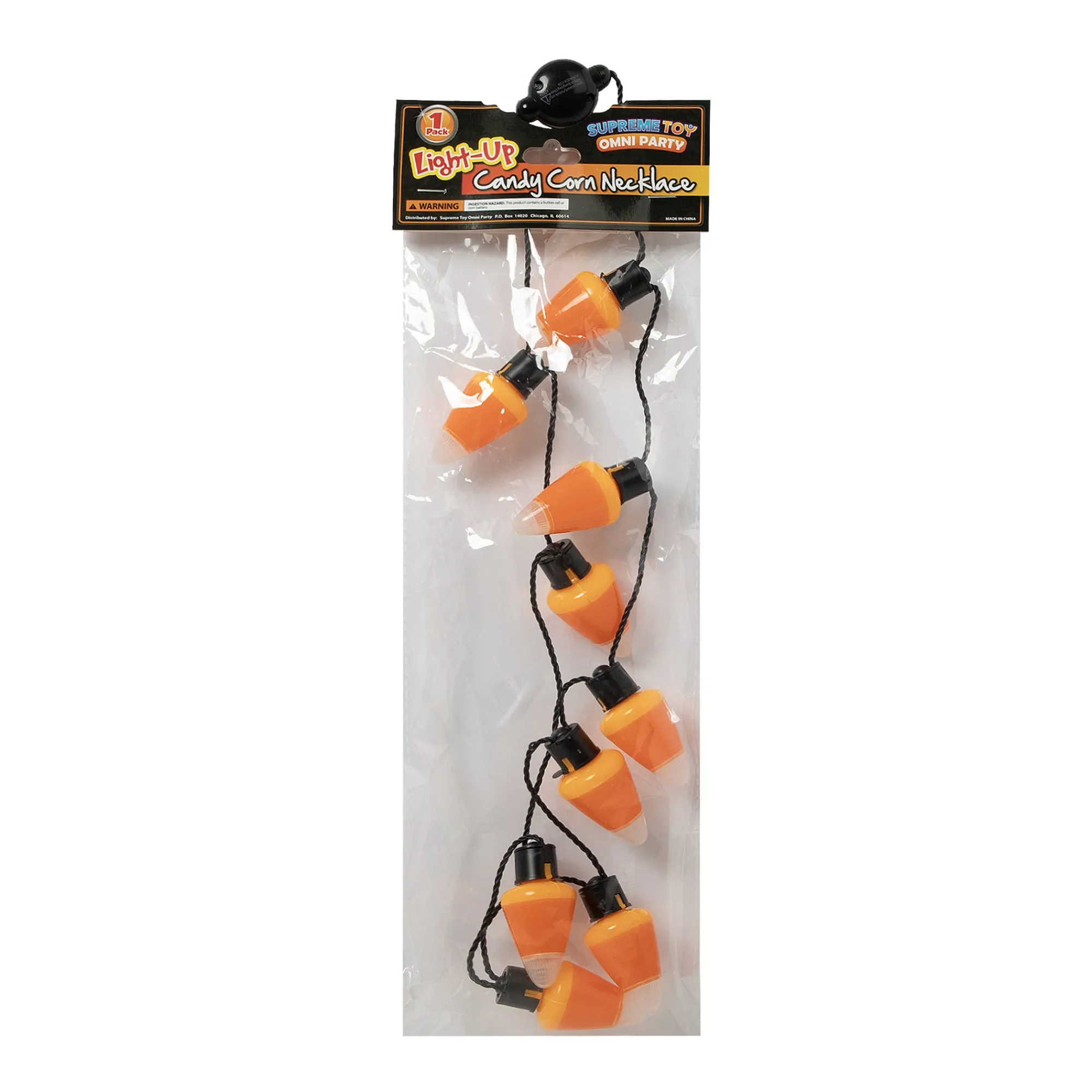 Clearance Windy City Novelties LED Candy Corn Necklace