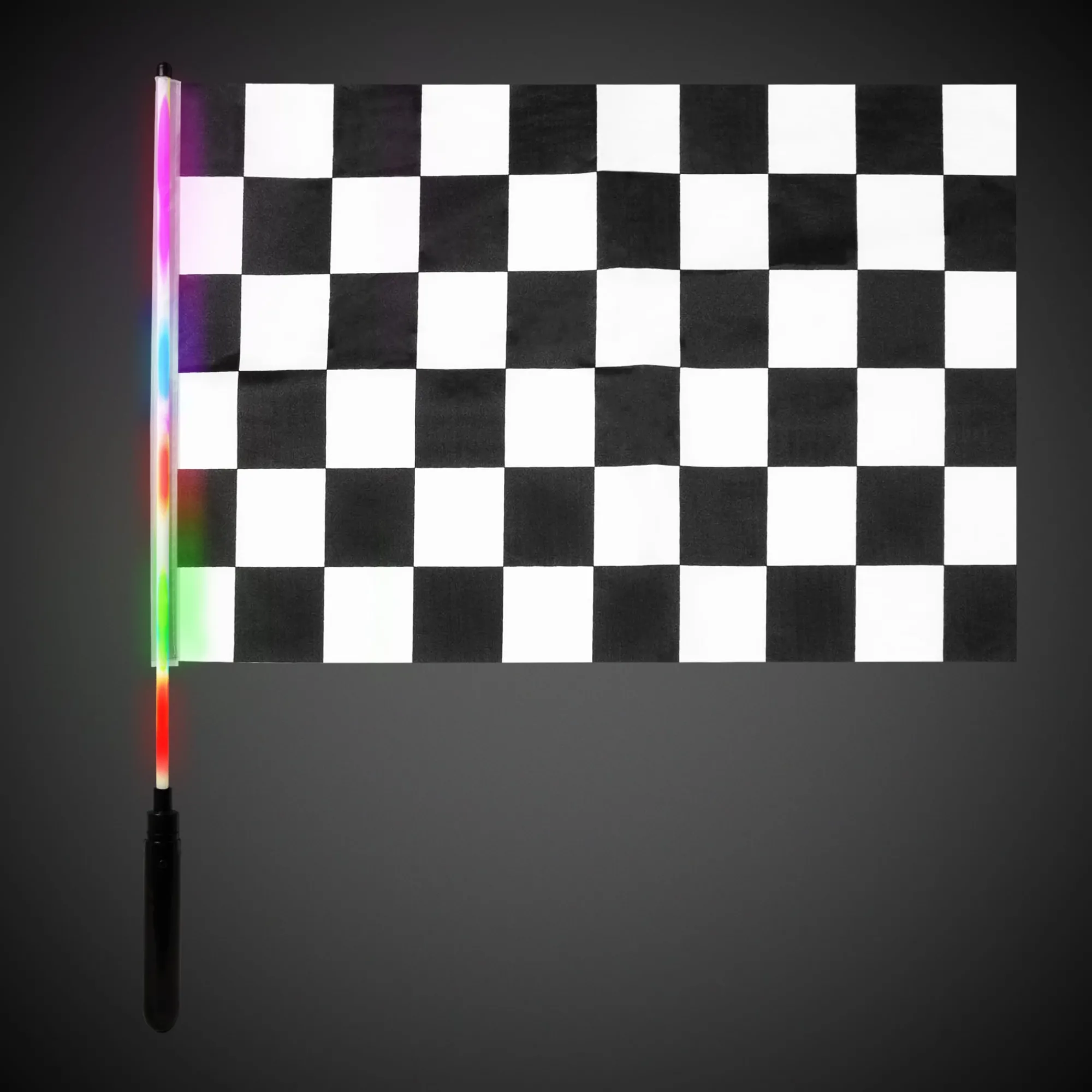 Clearance Windy City Novelties LED Checkered 12" x 18" Flag