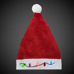 Best Windy City Novelties LED Christmas Bulb Santa Hats Retail Hanging Display