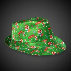 Outlet Windy City Novelties LED Christmas Fedora Hats Retail Display
