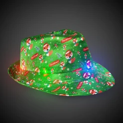 Outlet Windy City Novelties LED Christmas Fedora Hats Retail Display