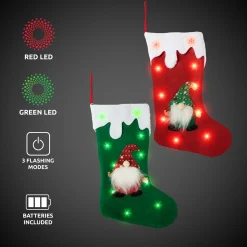 Online Windy City Novelties LED Christmas Stockings Retail Display