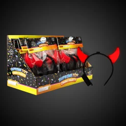Outlet Windy City Novelties LED Devil Horns Headbands Retail Counter Display