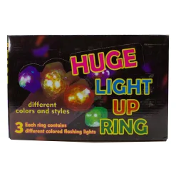 New Windy City Novelties LED Diamond Bling Rings