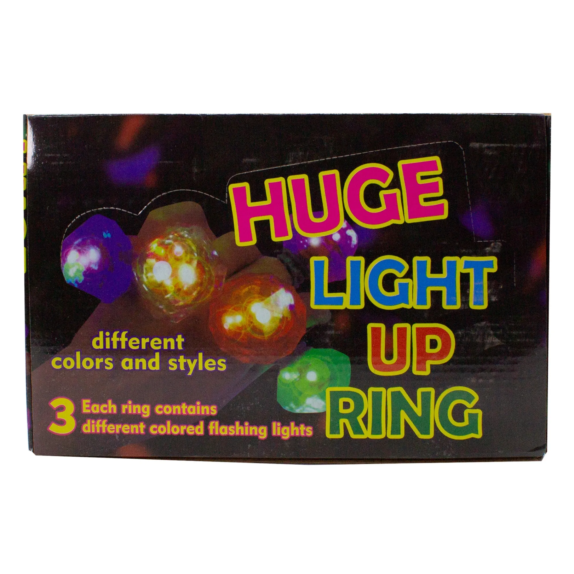 New Windy City Novelties LED Diamond Bling Rings