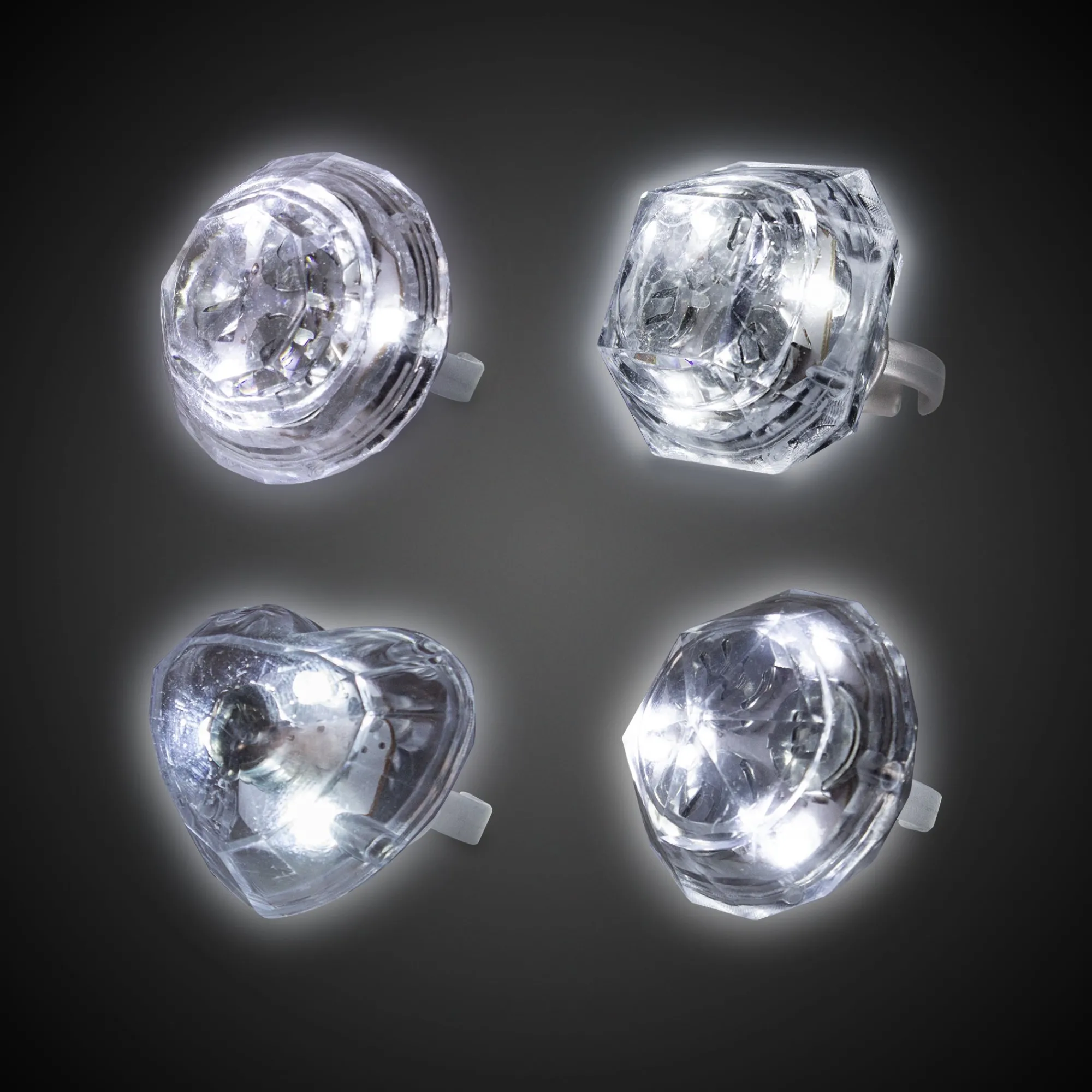New Windy City Novelties LED Diamond Bling Rings