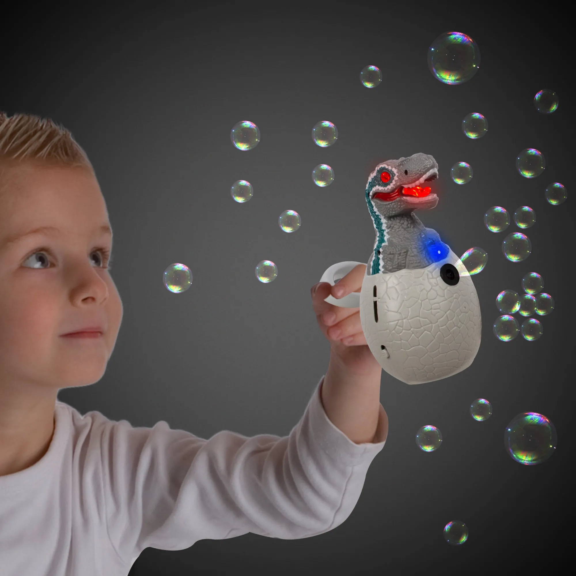 New Windy City Novelties LED Dino Bubble Egg with Sound