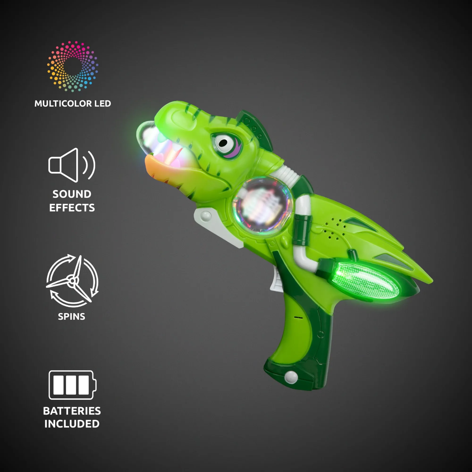 Online Windy City Novelties LED Dinosaur Spinner Gun